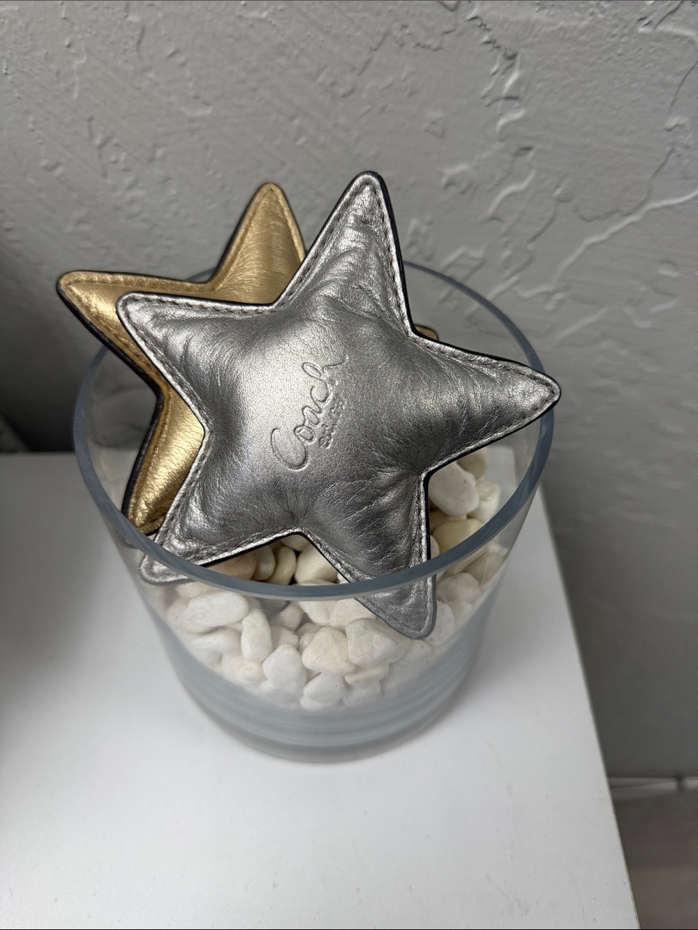 Coach Metallic Gold/Silver Decorative Paper Weights